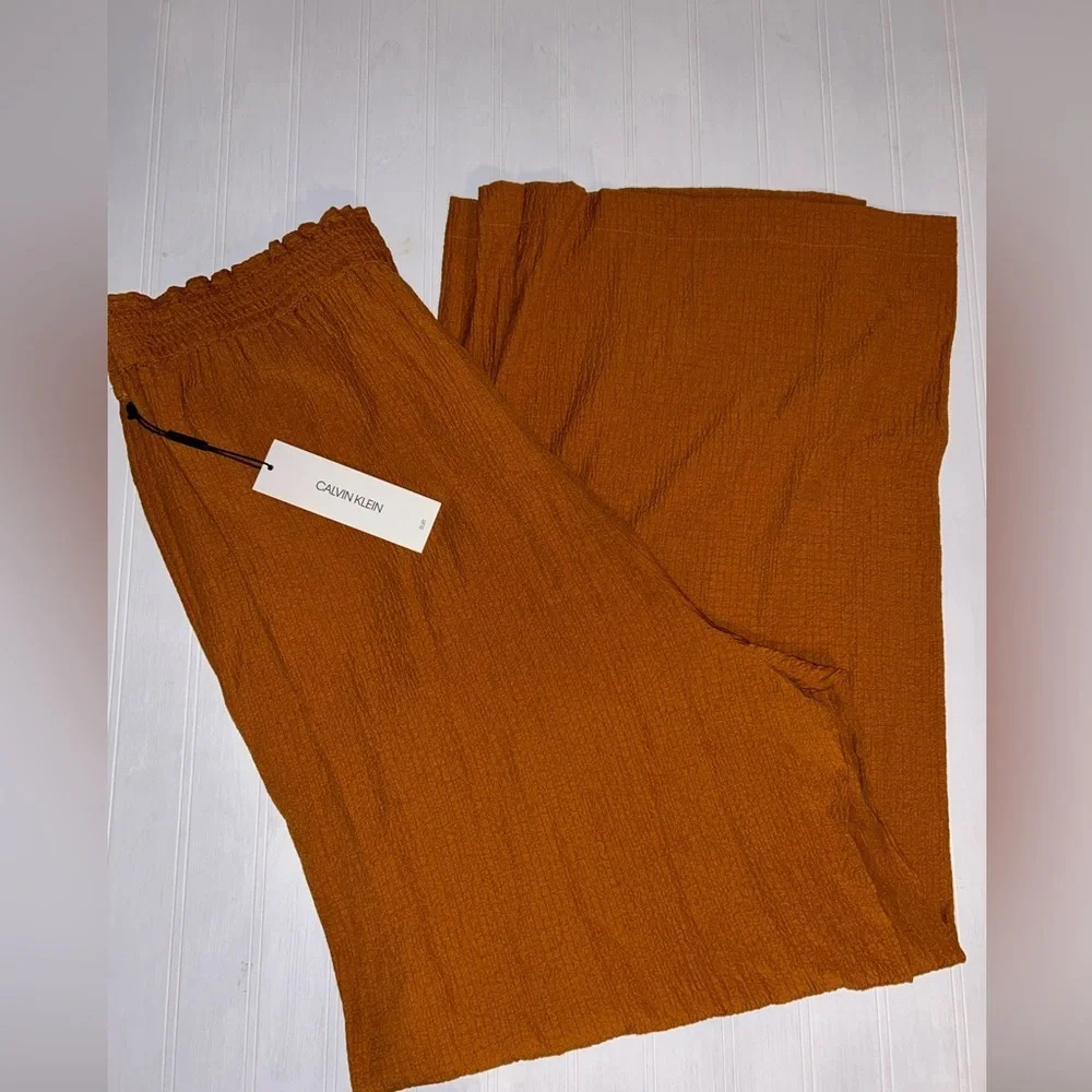 Crinkle-Texture Pants - Picture 2 of 6